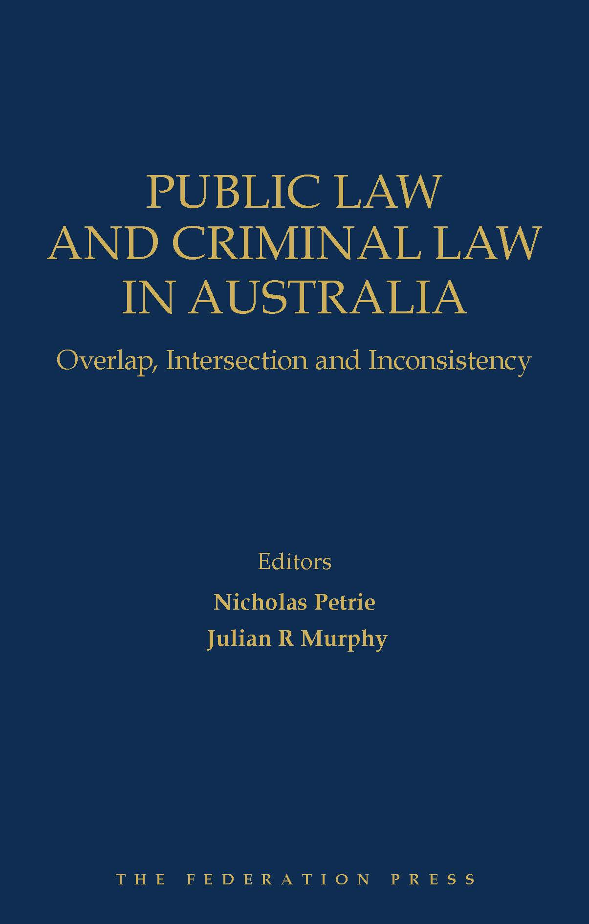 Public Law and Criminal Law in Australia