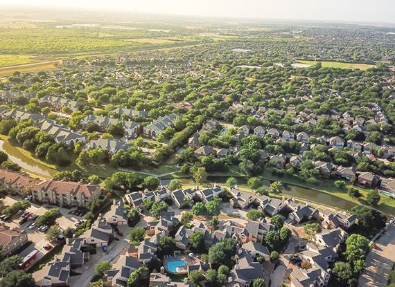 aerial view of subdivisions - event activity image