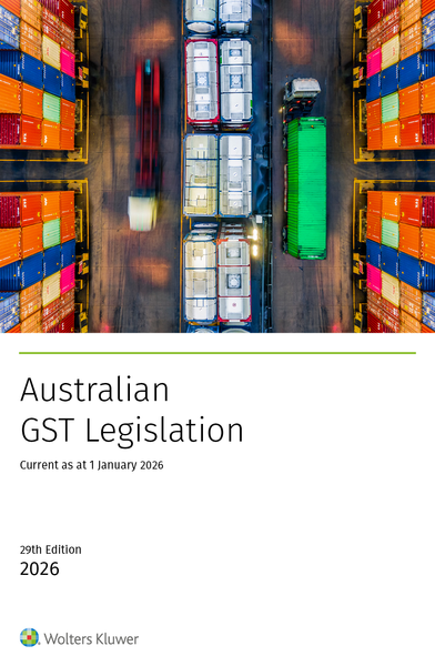 Australian GST Legislation 2026 e29