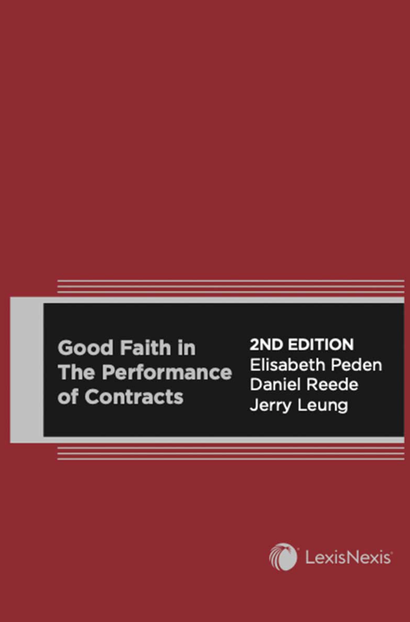 Good Faith in the Performance of Contracts e2